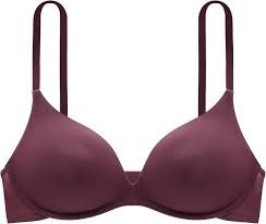 セクシー深Vブラジャー (バージンディ、XL)