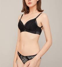 セクシーブラックリボンランジェリーセット