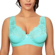 レース付き女性用ブラジャー